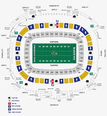 Baltimore Ravens Stadium Map M T Bank Diagrams Ravens