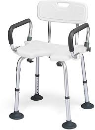 Intended to be placed into and out of the tub without mounting or attaching to shower/tub walls or floor.features. Casart Shower Chair Height Adjustable Bath Stool With Removable Back And Arms Non Slip Bathroom Seat For Seniors Elderly And Disabled Amazon Co Uk Health Personal Care