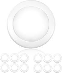 Overall, the wattage should range from 2 1/2 to 3 per square foot. Parmida 12 Pack 5 6 Dimmable Led Disk Light Flush Mount Recessed Retrofit Ceiling Lights 15w 120w Replacement 3000k Soft White Energy Star Installs Into Junction Box Or Recessed Can 1050lm Recessed Lighting