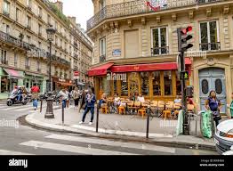 French woman sitting outside cafe hi-res stock photography and images -  Alamy