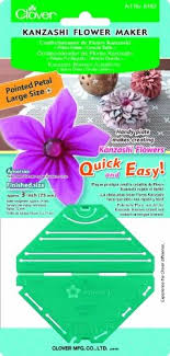 Amazon Com Clover Kanzashi Flower Maker Pointed Petal Large Flower Punch Kanzashi Flowers Paper Flowers Wedding Clover Craft