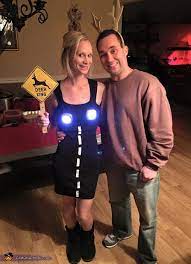 You are now deer in headlights. A Deer In Headlights Couple Costume