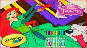Join in on the fun as kimmi the clown colors in her brand new disney princess giant coloring book from crayola! Princess Ariel Crayola Giant Color By Number Disney Princess Colorin Disney Princess Coloring Pages Disney Princess Colors Disney Princess Gif