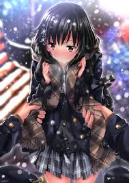 Check out the best looking college girls on the internet. Wallpaper 1187x1680 Px Anime Girls Black Hair Blushing Brown Eyes Long Hair Original Characters Scarf School Uniform Swordsouls 1187x1680 Goodfon 1501875 Hd Wallpapers Wallhere