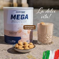 Mega protein is a delicious protein shake consisting of a mixture of milk protein (casein) and whey protein (whey). Mega Protein Saisongeschmack Premium Sportsfood