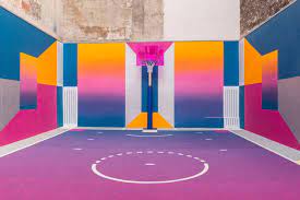 France has been a regular at the eurobasket, qualifying for Colourful Paris Basketball Court Updated With New Hues