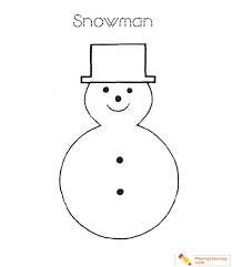 Amongst numerous benefits, it will teach your little munchkin to focus, to develop motor skills, and to help recognize colors. Easy Snowman Coloring Page 01 Free Easy Snowman Coloring Page