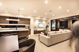 luxury house interior with living room
