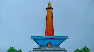 Tahun 1977/1978, cak nun bergabung dengan teater dinasti yang didirikan oleh fajar suharno, gajah abiyoso, dan tertib suratmo. Cara Menggambar Tugu Monas Menggambar Dan Mewarnai Tugu Monas Youtube
