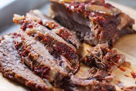 Pulled pork or brisket is done when a fork can easily be inserted and turned and just shreds. Crockpot Bbq Brisket Www Macj Com Br