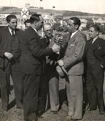 1936 Cruz Filipe Head Of Portuguese Football Federation And Conceicao Afonso President Of League Winners Benfica Afonso Cruz