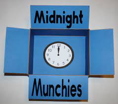 Midnight Munchies Snack Military Care Package Decorated Box Care Package Decorating Military Care Package College Care Package