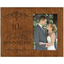 Personalized 10th Golden Wedding Anniversary Picture Frame Gift Cherry Photo Frame Wedding Anniversary Photos Anniversary Photos Wedding Anniversary Pictures