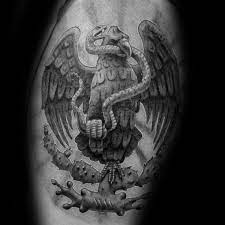 50 Mexican Eagle Tattoo Designs For Men Manly Ink Ideas Mexican Tattoo Tattoo Designs Men Aztec Tattoo