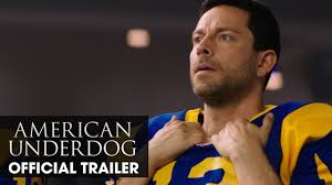 American Underdog 2021 Movie Official Trailer Zachary Levi Anna Paquin And Dennis Quaid Youtube