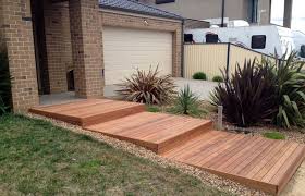 Outdoor 7 Elegant Front Yard Deck Design Ideas For Home Looks Beautiful Walkways Paths Front Yard Design Walkway Design