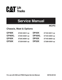 Find a parts or operation & maintenance manual. Caterpillar Cat Gp45k Forklift Lift Trucks Chassis Mast And Options Service Repair Manual Sn Et29c By 1631187 Issuu