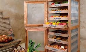 Concevoir Un Legumier En Bois Chez Soi Idee Bricolage Maison Meuble Maison Rangement Legumes