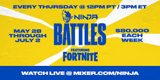 The tournament can be played on all platforms: Ninja Battles Ft Fortnite Schedule Format Prize Pool Rules How To Watch