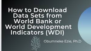 The world bank group country opinion survey program (cos) (328) global health data exchange (ghdx), institute for health metrics and evaluation (ihme) (20) integrated public use microdata series (ipums) (431) How To Download Data Sets From World Bank World Development Indicators Wdi Data Youtube