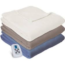 Serta silky plush electric heated warming blanket full snowflake navy. Serta Fleece Heated Blanket With Programmable Digital Controller King The Warming Store