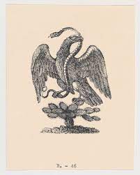 Eagle snake cactus arms coat flag mexico eating flags legend national tenochtitlan draw side azteca mx mnh october reverse. Anonymous An Eagle Resting On A Cactus Holding A Snake In Its Beak From The Mexican Coat Of Arms The Metropolitan Museum Of Art