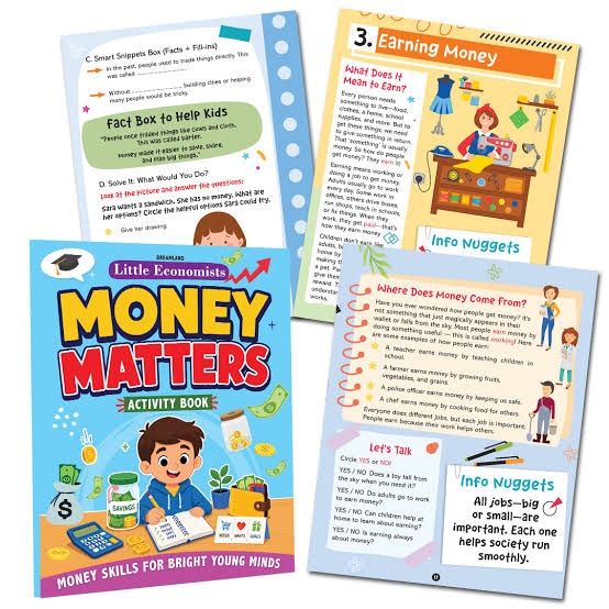 Little Economist: Money Matters- Financial Literacy Book for Kids Ages 7- 12