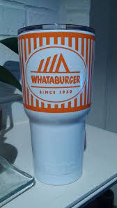 Bayou City Graphics Custom Yeti Cup Decals For Yeti Cups Whataburger
