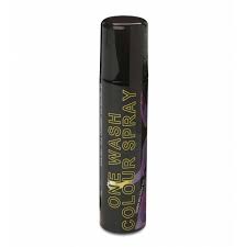 In pather/purple i've tried other hair color sprays but this one beats them all because it doesn't run off on your fingers and has minimal fade. Colour Spray Stargazer Cosmetics