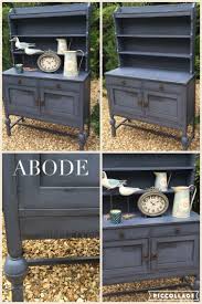 Edwardian Dresser Painted In Annie Sloan Old Violet And Finished In Clear And Black Wax Available To Buy From Abode Interiors Ludlow 239