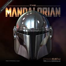 We have high quality images available of this skin on our site. 3d Printable Mandalorian Helmet V2 By Rob Pauza