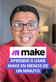 ¿Cómo crear tu primera automatización en #Make? Aprende a usar en menos de  un minuto.