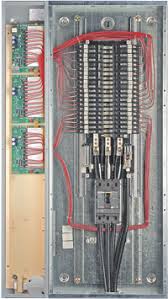 In most cases, the panel has two vertical rows of breakers. Lighting Control Panelboard Dmx Lighting Control Panel With Controllable Circuit Breakers