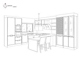 Planoperspectiva2g Gif 800 566 Planos De Cocinas Diseno De Cocina Interior De Cocina