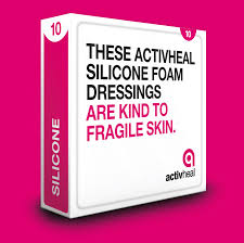 silicone foam dressing wound care range activheal