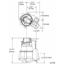 Boat accessories wiring diagram example electrical wiring. Zoeller M98 279 99 1 2 Hp 1 1 2 F Submersible Sump Pump 115v Vertical Zoro Com