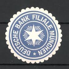 Deutsche bank filialen in münchen und umgebung: Reklamemarke Deutsche Bank Filiale Munchen Stern Nr 7903067 Oldthing Siegel Reklamemarken