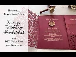 How To Make Wedding Invitations Luxury Diy Wedding Invitations With Wax In 2021 Make Your Own Wedding Invitations Pocket Wedding Invitations Wedding Invitations Diy