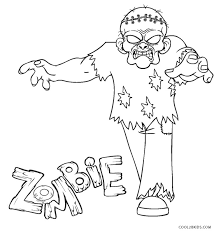Zombie coloring pages are a fun way for kids of all ages to develop creativity, focus, motor skills and color recognition. Free Printable Zombie Coloring Pages For Kids