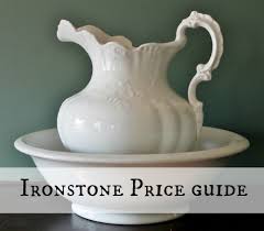 Salt glazed, impressed makers within cobalt circle; Antique Vintage Ironstone Pottery Price Guide Adirondack Girl Heart