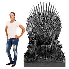 Six Foot Tall Iron Throne Standee From Game Of Thrones Hbo Shop