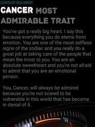Being intuitive is one of the most basic cancer man traits. Find Out Which Trait Is Your Most Admirable According To Your Zodiacsign Cancer Zodiac Facts Cancer Quotes Zodiac Cancer Zodiac Traits