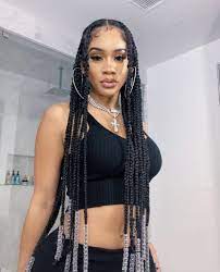 Inspo For My Next Braids Next Summer So Cute In 2021 Black Girl Braids Black Girl Braided Hairstyles Aesthetic Hair