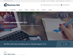 Download Business Hub 1 0 5 Free Wordpress Theme Free Wordpress Themes Business Hub Wordpress Theme