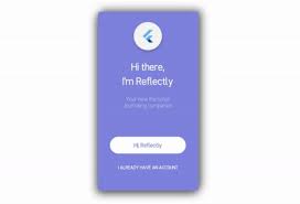 Inspired By Reflectly Login Screen Page In Flutter App