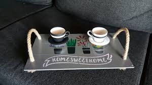 Stencil Tepsi Ve Fincan Boyama Tepsi Fincan Stencil