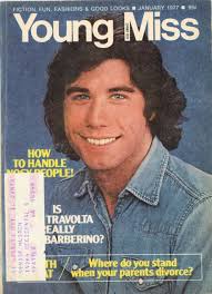 YOUNG MISS MAGAZINE 1977 January John Travolta Divorce Nosy People D-19  $33.90