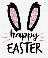 Choose from 110+ bunny ears graphic resources and download in the form of png, eps, ai or psd. Happy Easter Pink Glitter Bunny Ears Data Zoom Cdn Illustration Hd Png Download Vhv