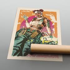 Apex Legends Lifeline Poster, Apex Legends Poster, Lifeline Apex Legends  Print, Gaming Wall Art, Game Room Decor, Geek Gamer Gift