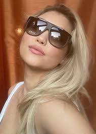 New L.A.M.B. LA504 BLK 56mm Black Green Brown Flat Top Women's Sunglasses